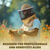 khaki Round bee veil