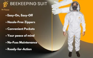 Olive green cotton bee suit Be Noble men women