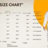 Be Noble cotton bee suit size chart S to 4XL